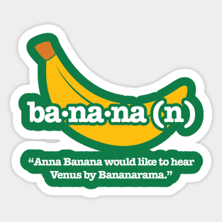 Psych - Banana Sticker